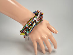 Sobral - Pop Art "1WJP" Elasticated Resin Bracelet ( 003882 )