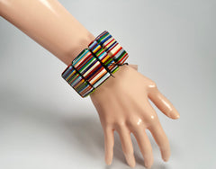 Sobral - Pop Art "8 pçs 1/2" Elasticated Resin Bracelet ( 000376 )