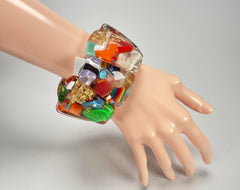 Sobral - Past Present "Recreio" Elasticated Resin Bracelet ( 005092 )