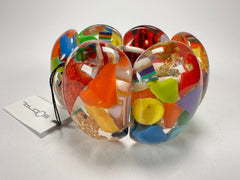 Sobral - Past Present "Leme" Elasticated Resin Bracelet ( 003274 )