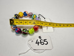 Sobral - Planets "Orbitalis" Pollock Elasticated Resin Bracelet ( 005454 )