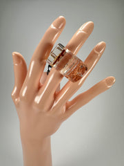 Sobral - Minas Gerais "Araxá" Resin Ring ( 005409 ) - Size UK M / US 6