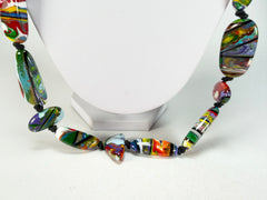 Sobral - Multi-Colour "New Habilis" Pollock Resin Necklace ( 005259 )