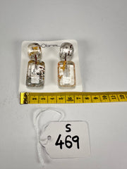 Sobral - Minas Gerais "Araxá" Resin Earrings ( 005407 )