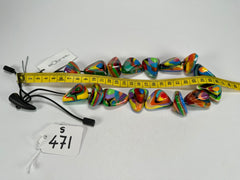 Sobral - Multi-Colour "Anton" Diamante Resin Necklace ( 003614 )