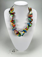 Sobral - Multi-Colour "Anton" Diamante Resin Necklace ( 003614 )