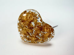 Sobral - Metalique "Mini Ariadne" Resin Ring ( 005543 ) - Size UK V / US 10.5