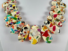 Sobral - Caillou Marfim "Monica" Resin Necklace ( 005412 )