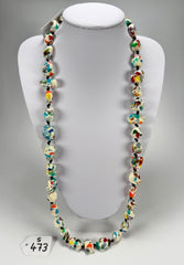 Sobral - Caillou Marfim "Wave" Resin Necklace ( 005327 )