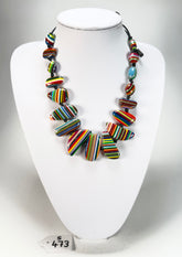 Sobral - Pop Art "Newanderthal" Resin Necklace ( 005257 )