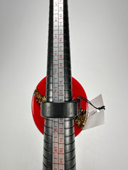 Sobral - Metalique "Munique" Orlando Red Resin Ring ( 005145 ) - Size UK S / US 9