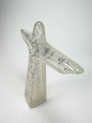 Sobral - Landmark "Cristo" Metalique Silver Medium 14cm Statue Ornament ( 000000 )
