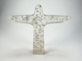 Sobral - Landmark "Cristo" Metalique Silver Medium 14cm Statue Ornament ( 000000 )