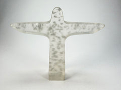 Sobral - Landmark "Cristo" Metalique Silver Medium 14cm Statue Ornament ( 000000 )