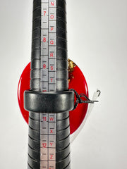 Sobral - Metalique "Munique" Orlando Red Resin Ring ( 005145 ) - Size UK U / US 10.5