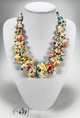 Sobral - Caillou Marfim "Monica" Resin Necklace ( 005412 )