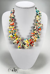 Sobral - Caillou Marfim "Monica" Resin Necklace ( 005412 )