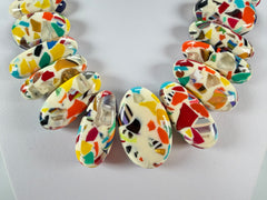 Sobral - Caillou Marfim "Monica" Resin Necklace ( 005412 )