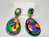 Sobral - Multi-Colour "Gabriele" Resin Earrings ( 003609 )