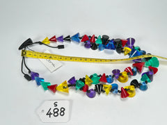 Sobral - Mix 2023 "Multi Cones Mix" Resin Necklace ( 005151 )