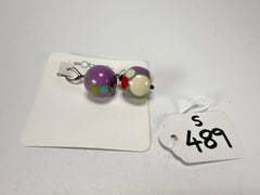 Sobral - Pop Art "Liquorice Balls" Resin Earrings ( 000000 )