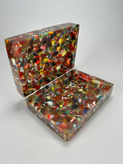 Sobral - Past Present "Encapsulada" Encapsulated Pieces Resin Jewellery Box ( 000303 )