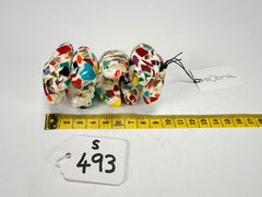 Sobral - Caillou Marfim "Onda" Elasticated Resin Bracelet ( 005329 )