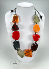 Sobral - Mix Inverno "Cusco" Resin Necklace ( 001072 )
