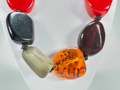 Sobral - Mix Inverno "Cusco" Resin Necklace ( 001072 )