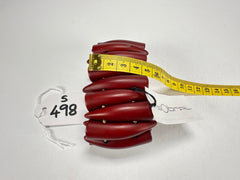 Sobral - "Tusk" Studio Creation Dark Red Elasticated Resin Bracelet ( 000000 )