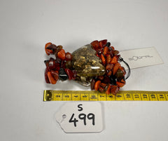 Sobral - Small Stone "Ilana" Elasticated Resin Bracelet ( 003544 )