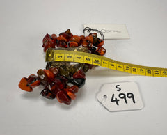 Sobral - Small Stone "Ilana" Elasticated Resin Bracelet ( 003544 )