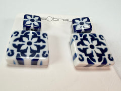 Sobral - Lisboa "Belém " Resin Earrings ( 005474 )