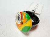 Sobral - Multi-Colour "Pi Pitágoras" Pollock Resin Ring ( 005256 ) - Size UK P / US 8
