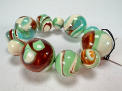 Sobral - Eteria "Spheres" Studio Creation Elasticated Resin Bracelet ( 000000 )