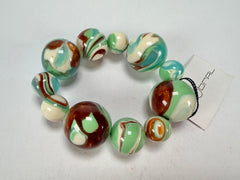Sobral - Eteria "Spheres" Studio Creation Elasticated Resin Bracelet ( 000000 )