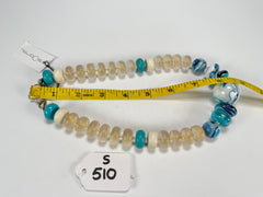 Sobral - Planets "Land & Water" Studio Creation Resin Necklace ( 000000 )