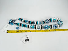Sobral - Eteria "Celestial" Blue Studio Creation Resin Necklace ( 005481 )