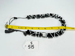 Sobral - Street "Catedral" Black Resin Necklace ( 004311 )
