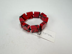 Sobral - Street "Atelie" Red Resin Bracelet ( 004706 )