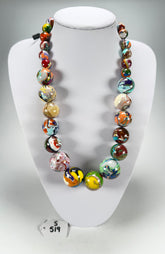 Sobral - Planets "Jupiter" Pollock Resin Necklace ( 005453 )