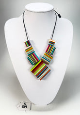 Sobral - Pop Art "Jackson" Resin Necklace ( 004295 )