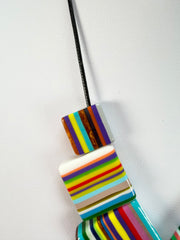 Sobral - Pop Art "Jackson" Resin Necklace ( 004295 )
