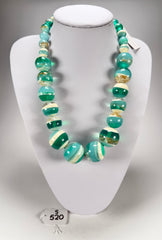 Sobral - Planets "Jupiter" Neptune Resin Necklace ( 005453 )