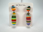 Sobral - Pop Art "Caillou" Resin Earrings ( 005427 )