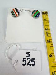 Sobral - Pop Art "Dots" Resin Earrings ( 005355 )