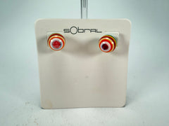 Sobral - Pop Art "Orbitalis" Resin Earrings ( 005456 )