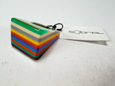 Sobral - Pop Art "Carre" Resin Ring ( 001828 ) - Size UK R / US 9