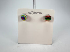Sobral - Pop Art "Orbitalis" Resin Earrings ( 005456 )