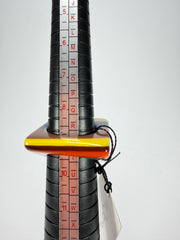 Sobral - Pop Art "Carre" Resin Ring ( 001828 ) - Size UK S / US 9